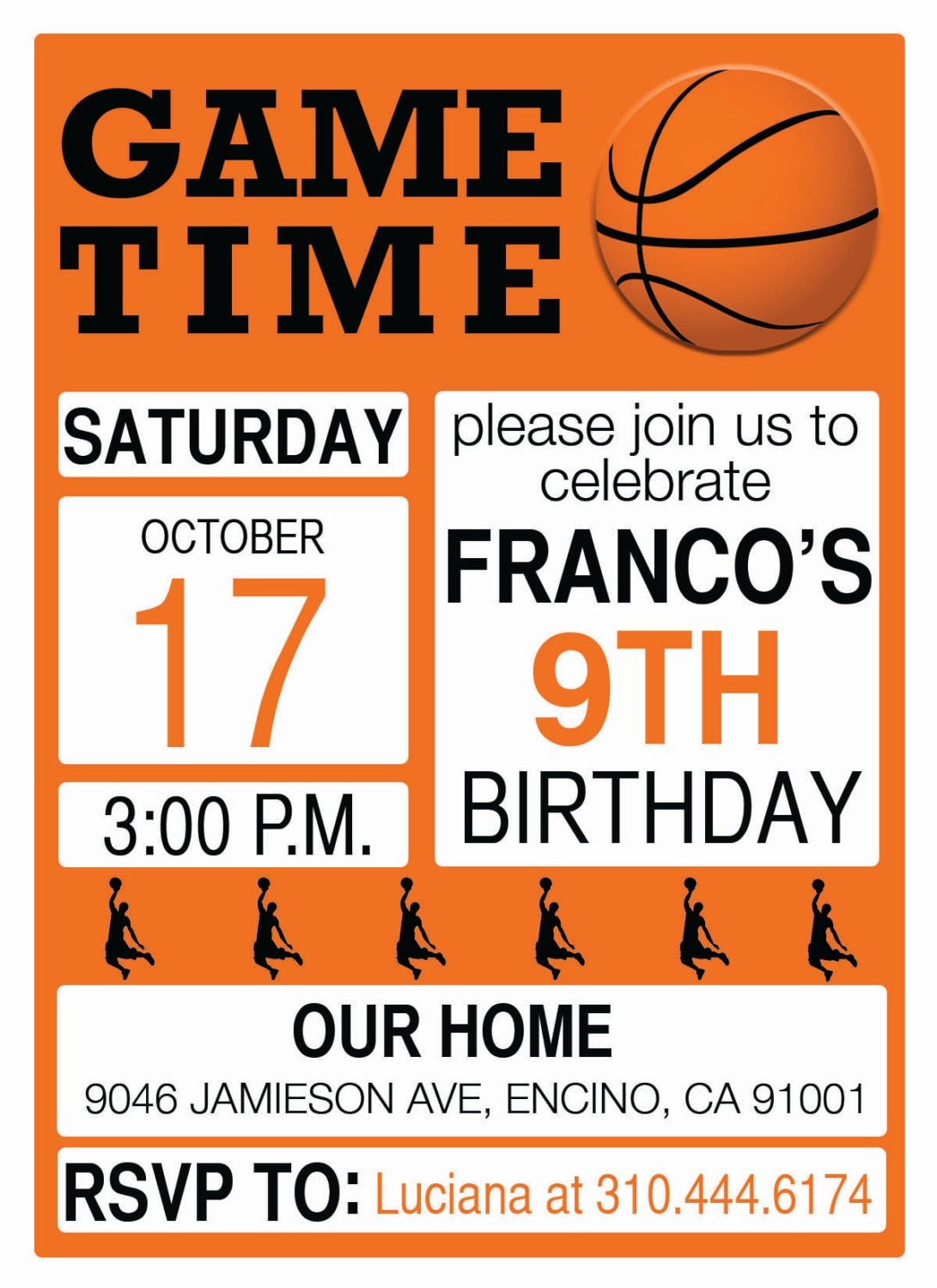 Basketball Invitation Template Free Social Media Template