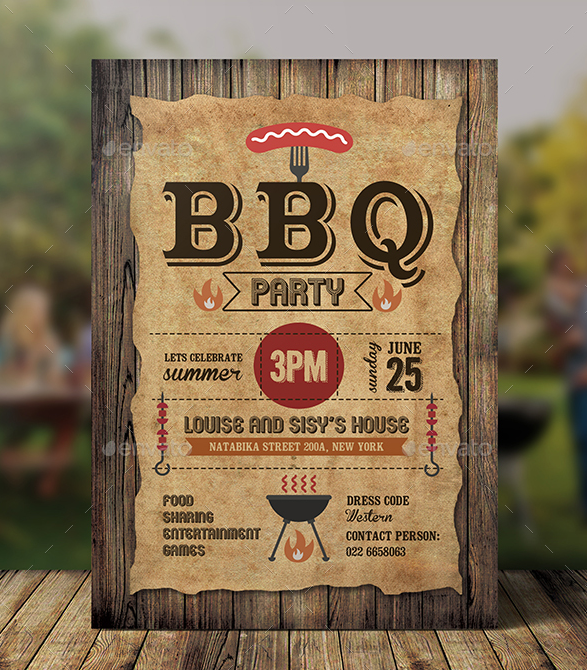 bbq invite template free
