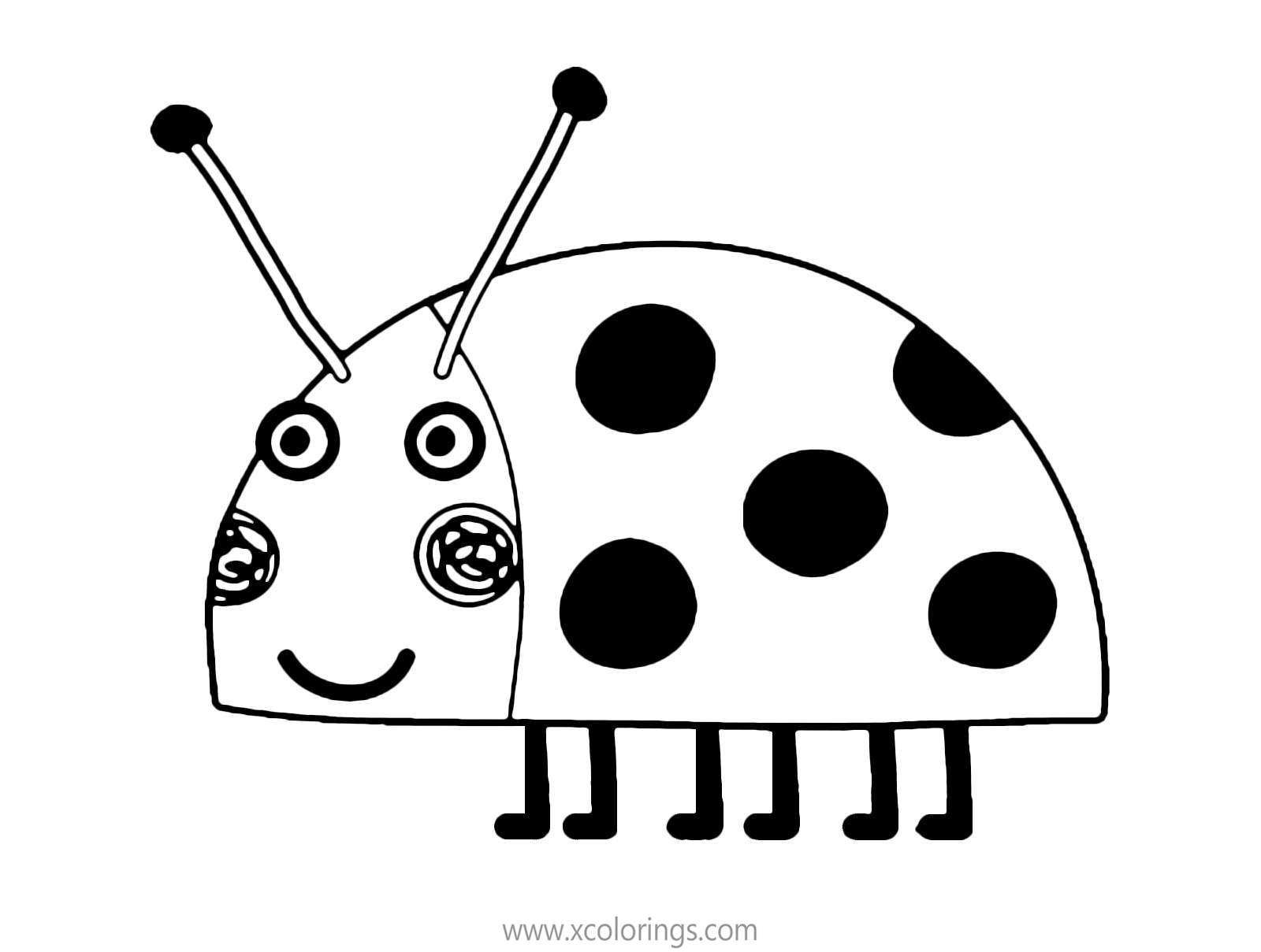 Ladybird Coloring Pages