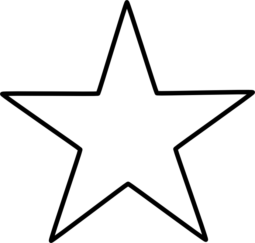 star template printable free