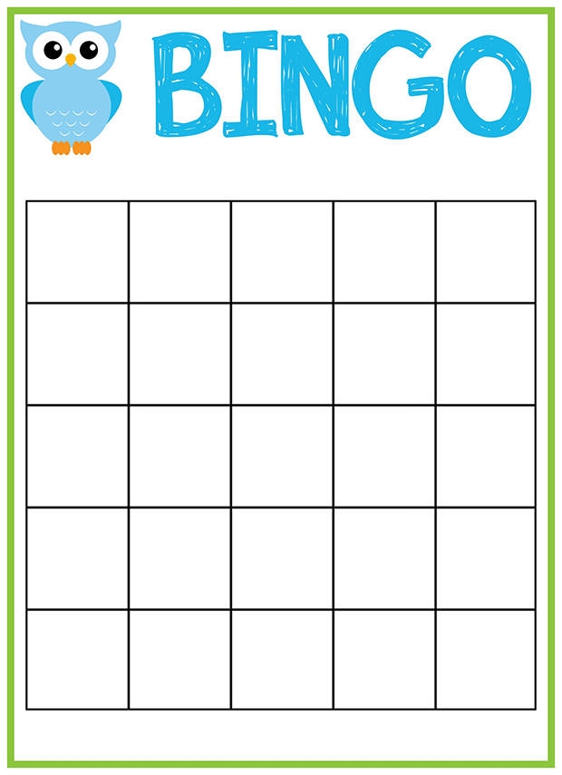 Bingo Templates Free Printable