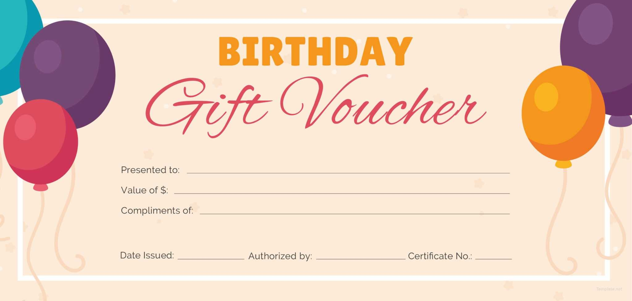 gift certificate template free printable