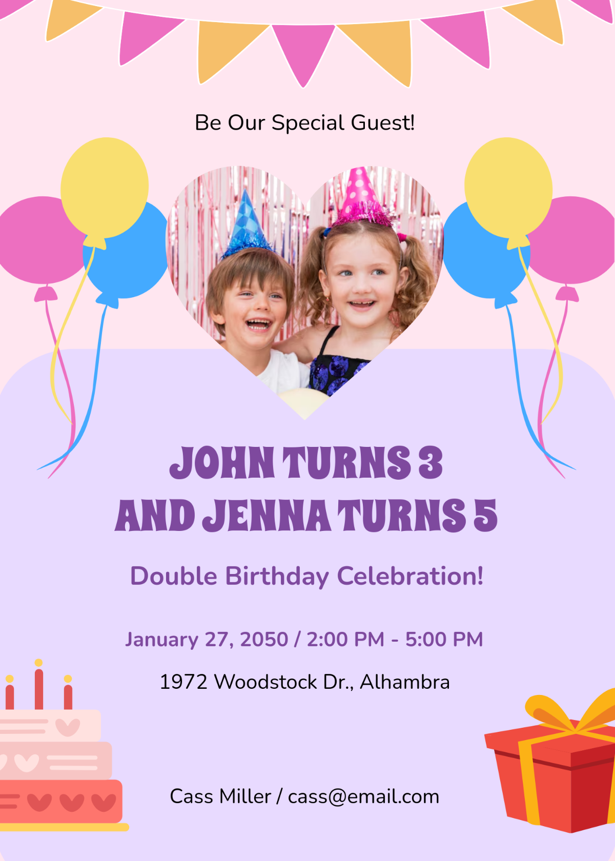 free printable birthday invitation templates