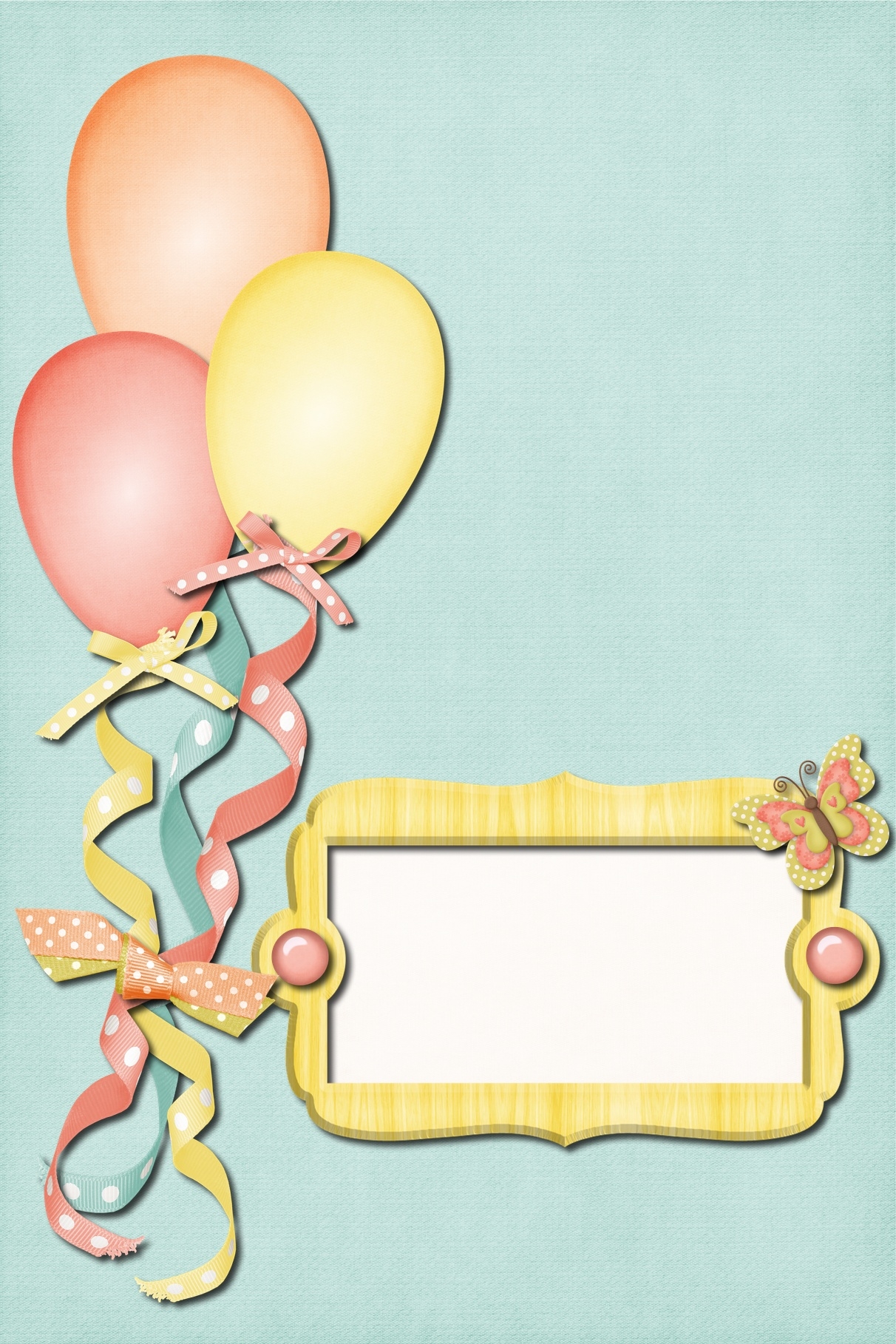 blank birthday invitation templates
