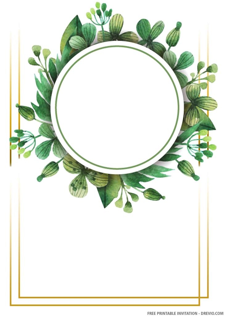 blank invitation templates free download