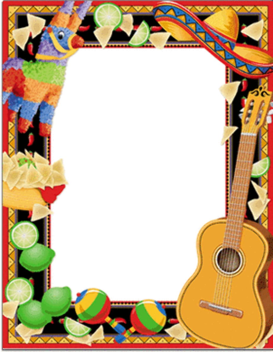 Blank Mexican Party Invitation Template Printable Word Searches