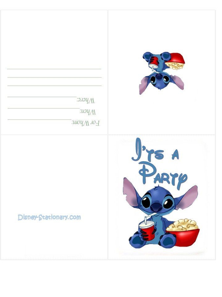 Blank Stitch Invitation Template Printable Templates Free