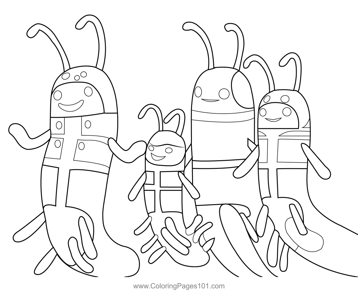 Bomber Worm Octonauts Coloring Page For Kids Free Octonauts Printable 