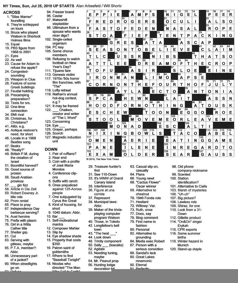 Boston Globe Sunday Crossword Puzzle Printable Printable Crossword 