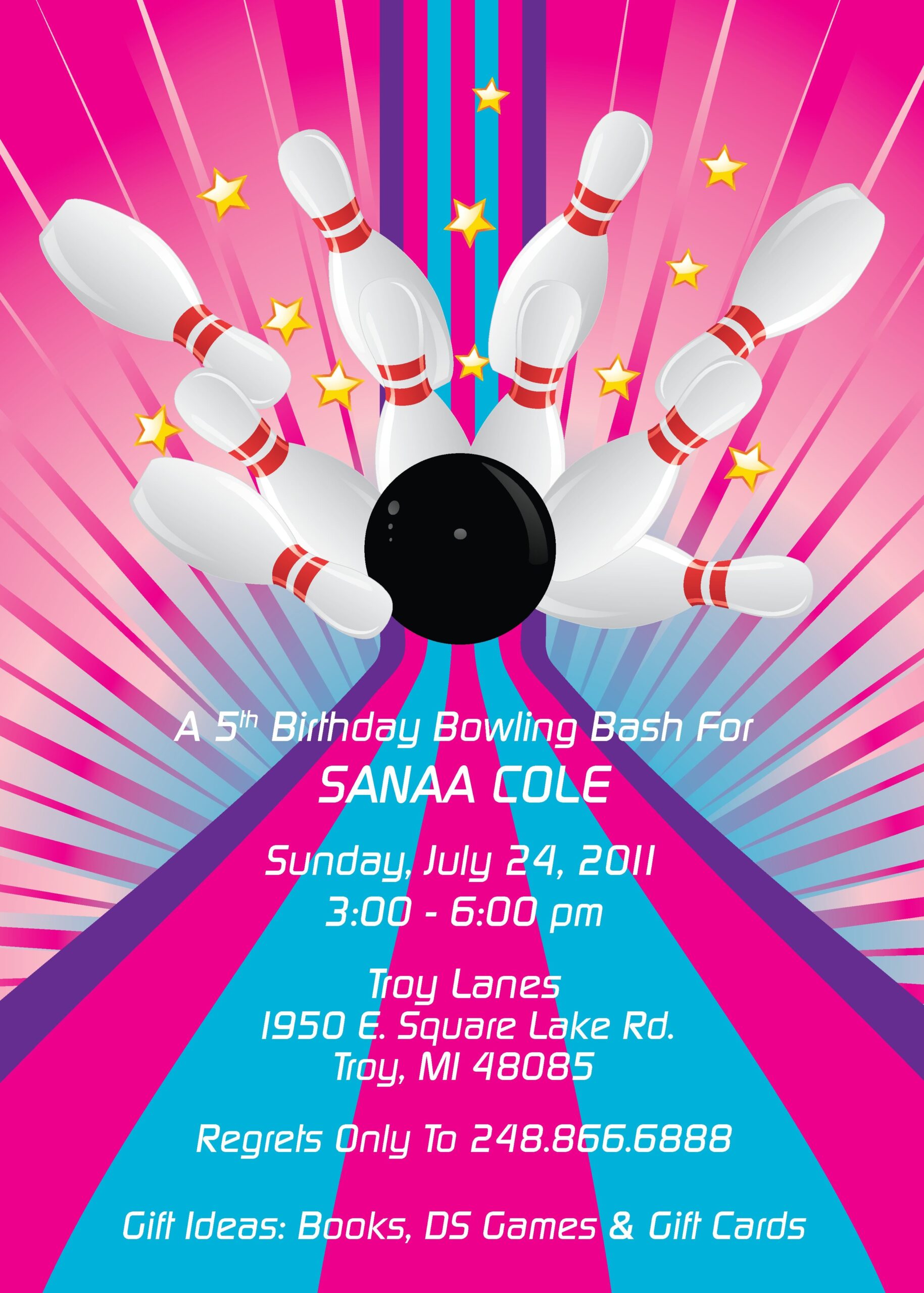 birthday party invitation template word