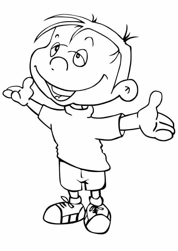 Boy Coloring Pages Coloring Home