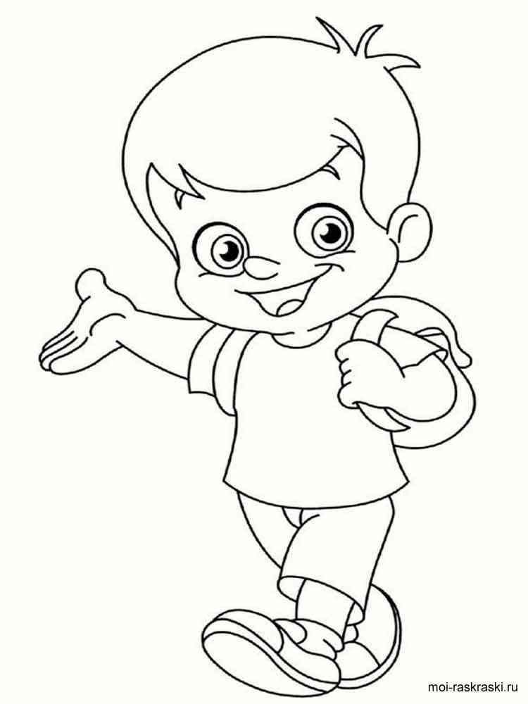 Boy Coloring Pages