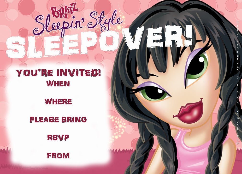 Bratz Invitations Printable Invitation Design Blog