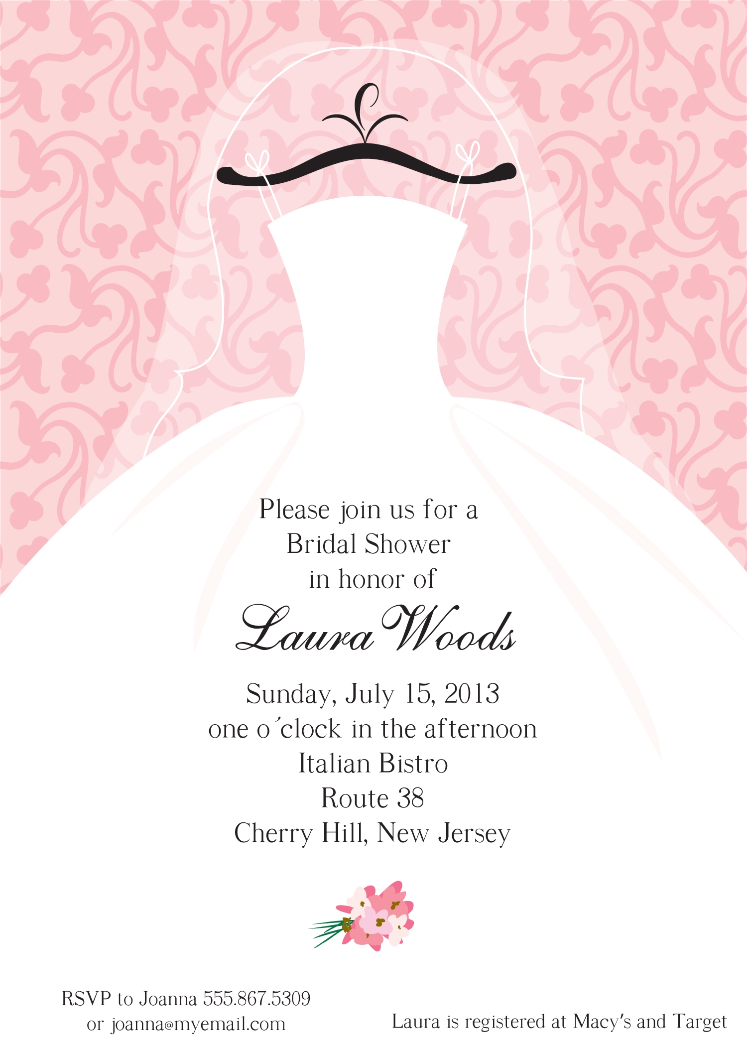 bridal shower invitations free templates