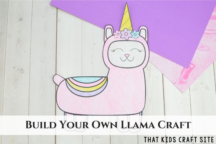 Build Your Own Llama Craft Make A Llamacorn That Kids 39 Craft Site