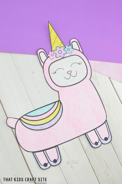 Build Your Own Llama Craft Make A Llamacorn That Kids 39 Craft Site
