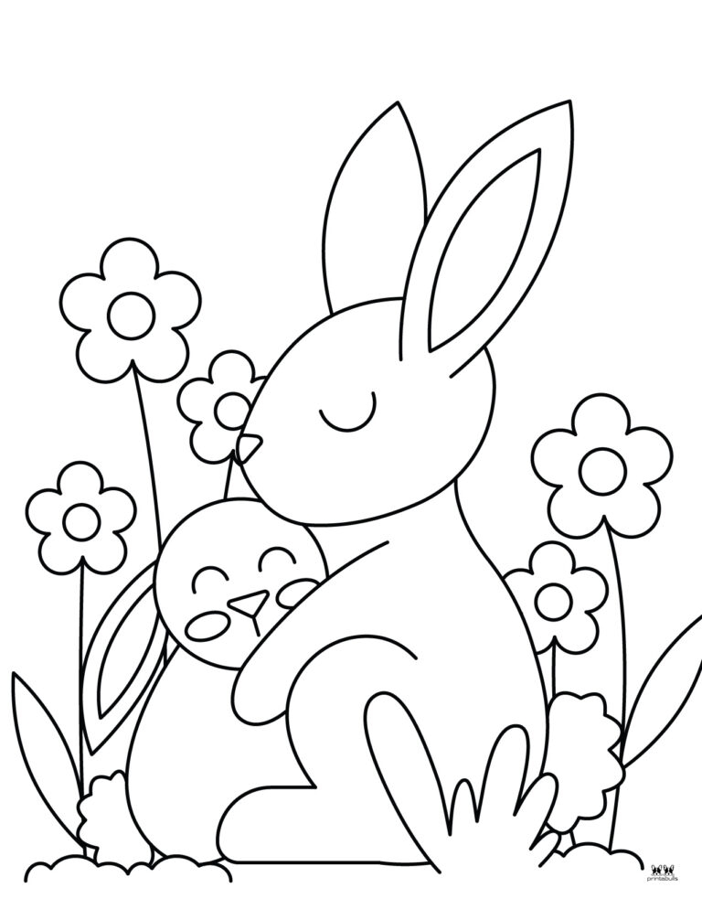 Bunny Coloring Pages 28 FREE Pages Printabulls