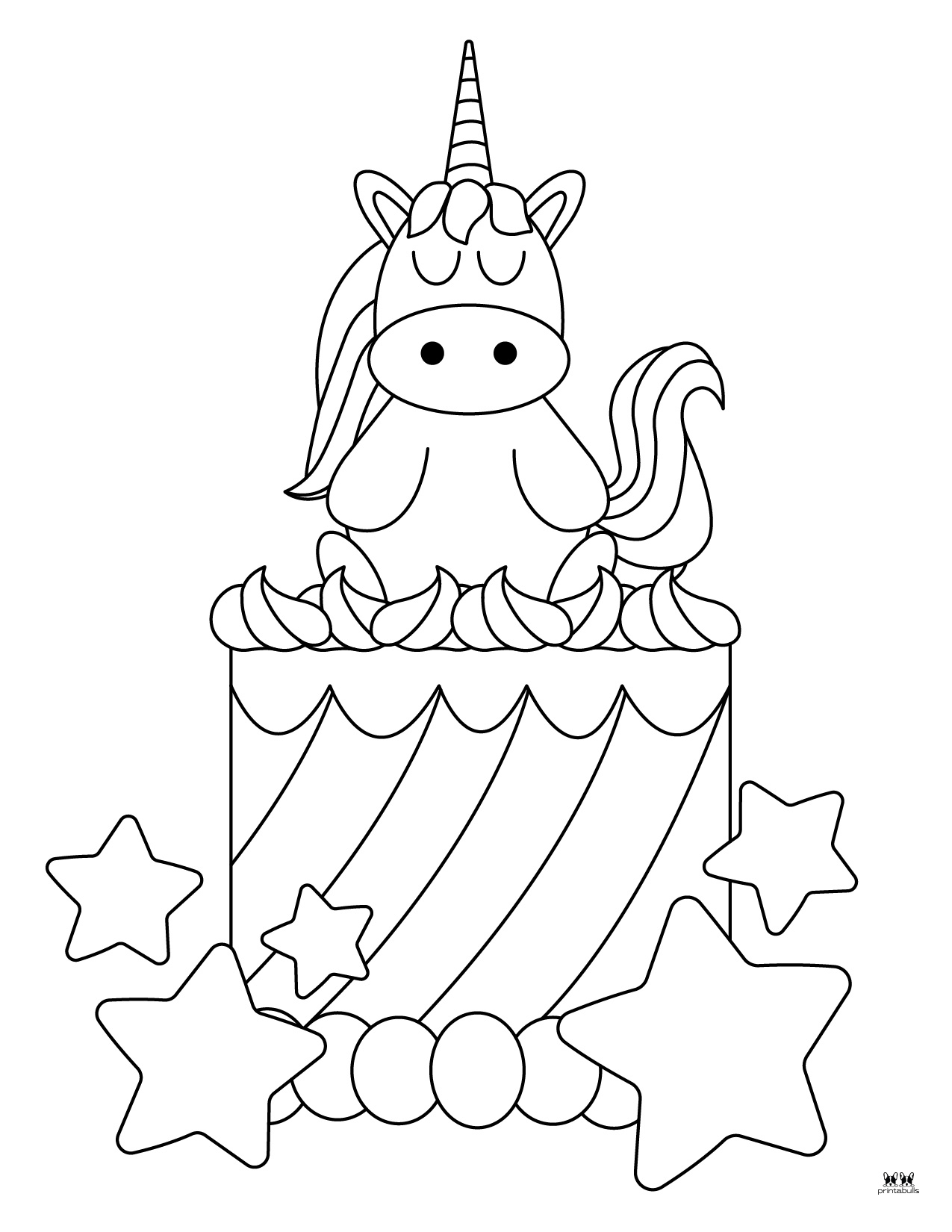 Coloring Pages Of Cakes
