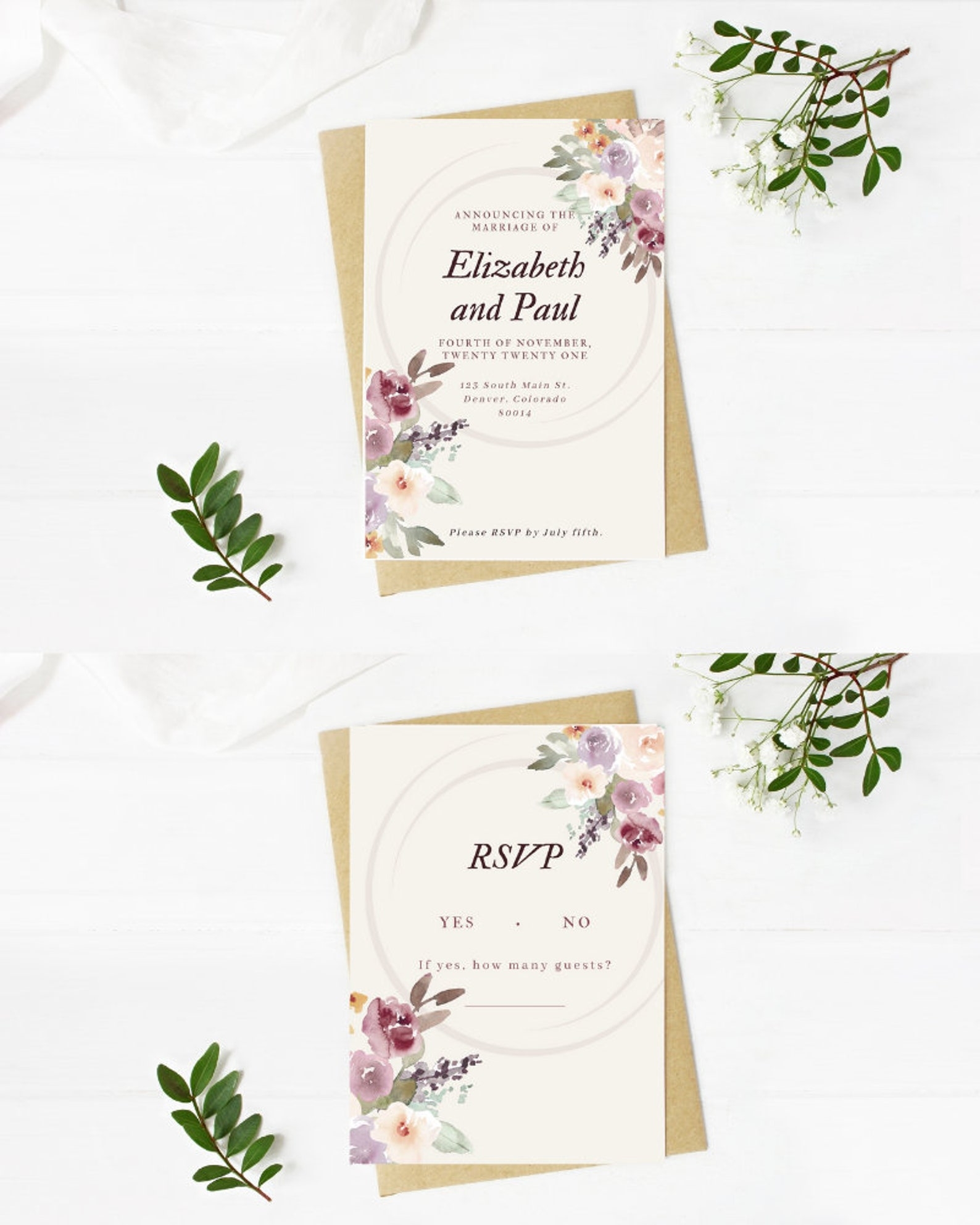 Canva Wedding Invitation Templates
