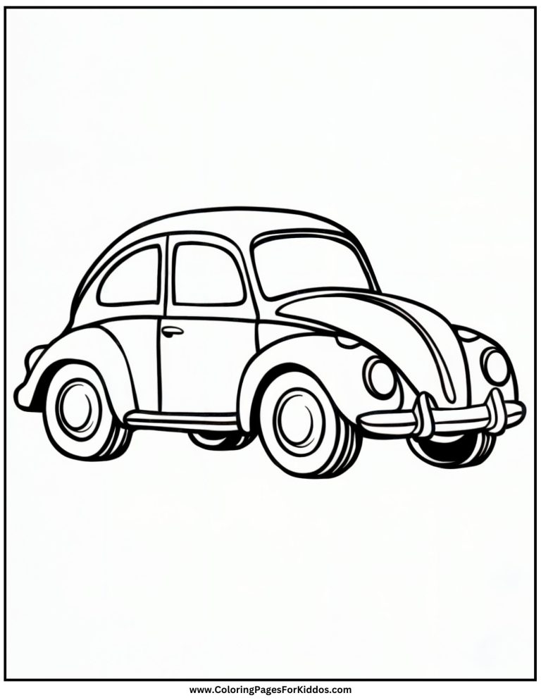 Car Printable Coloring Pages
