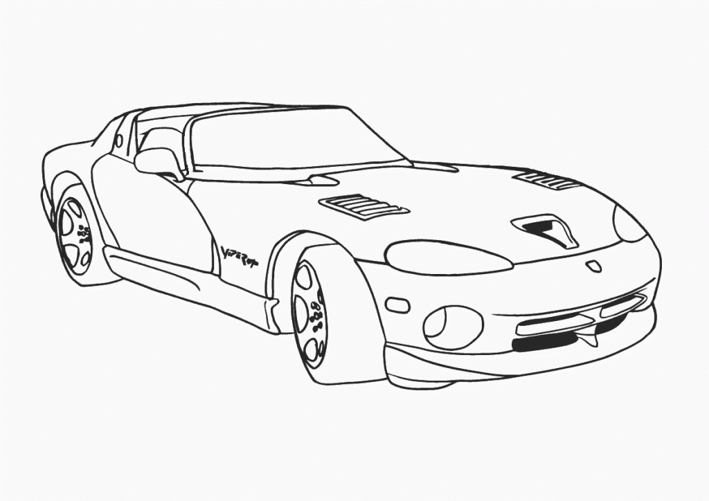 free car coloring pages