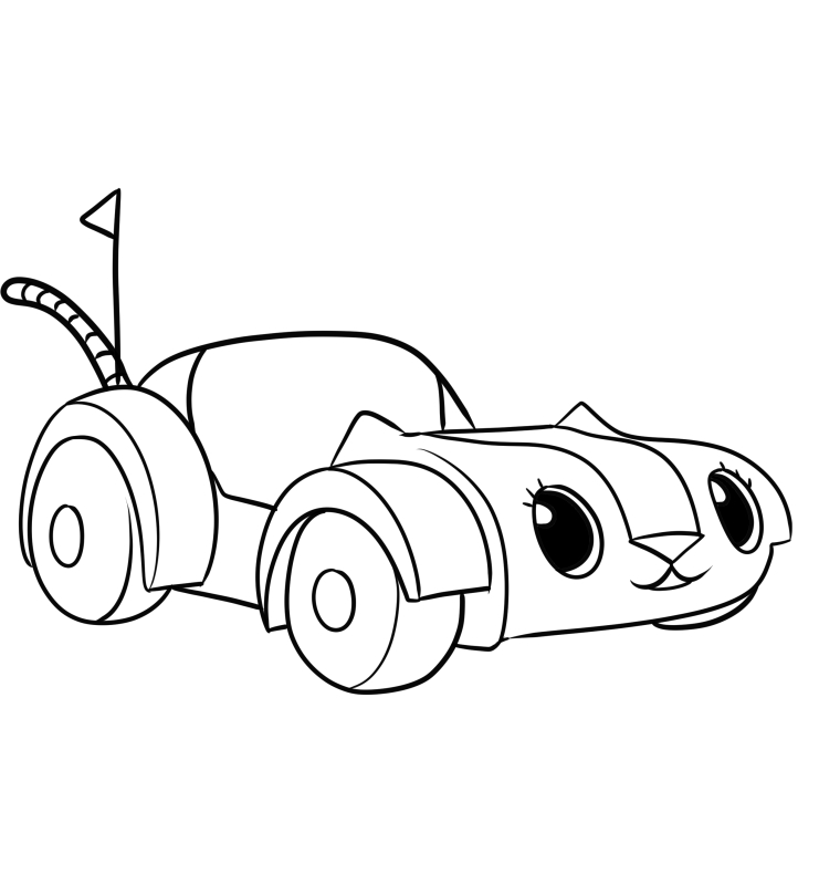 Gabby's Dollhouse Coloring Page