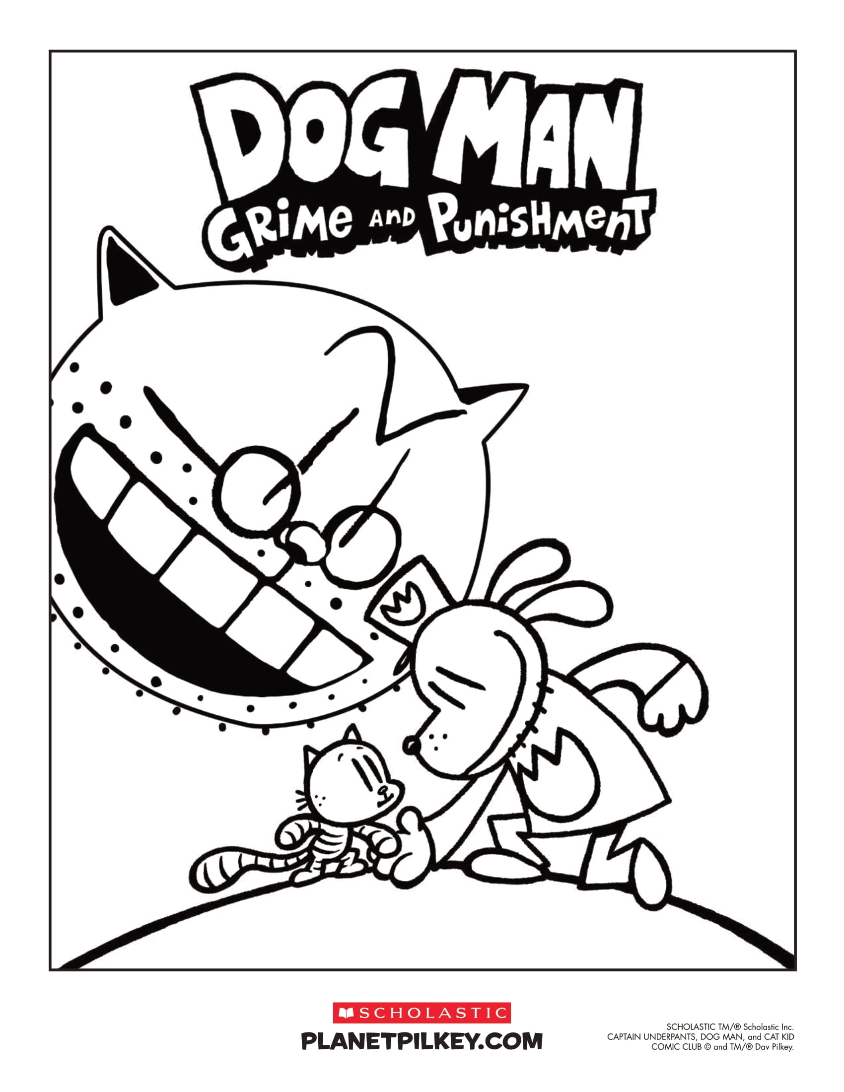 Dogman Coloring Pages