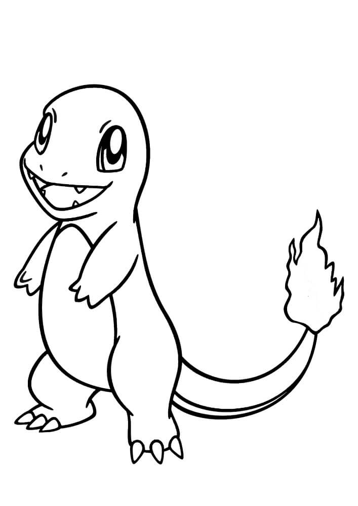 Charmander 1 Coloring Page Free Printable Coloring Pages For Kids