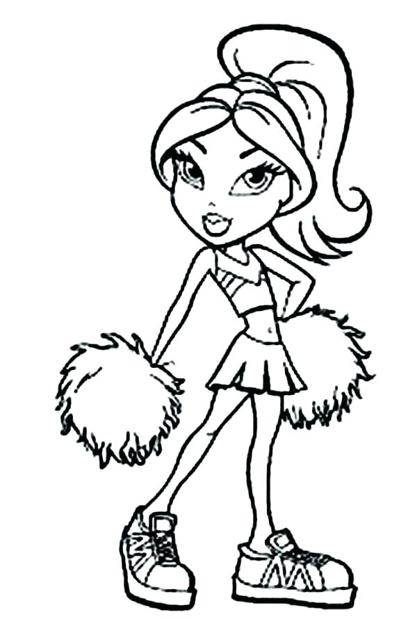 Cheer Megaphone Coloring Pages At GetColorings Free Printable 