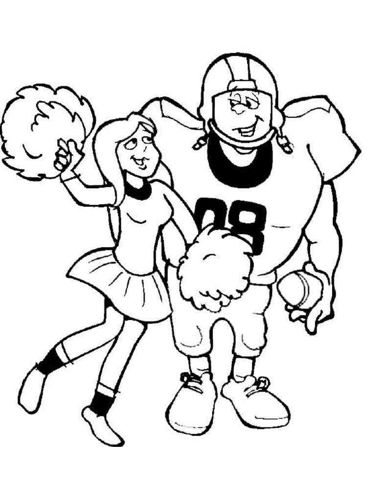Cheerleader Coloring Pages