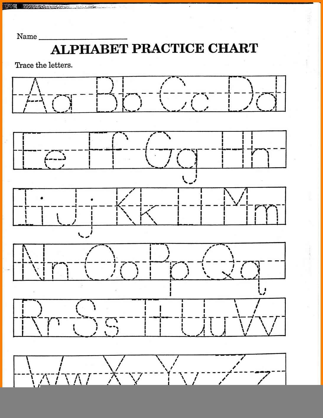 Childrens Printable Alphabet Worksheets Printable Worksheets