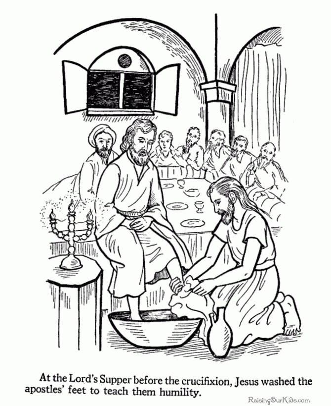 Christian Easter Coloring Page 002