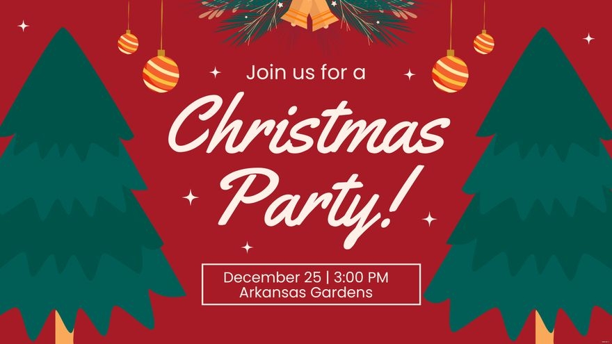 christmas party invitation template free