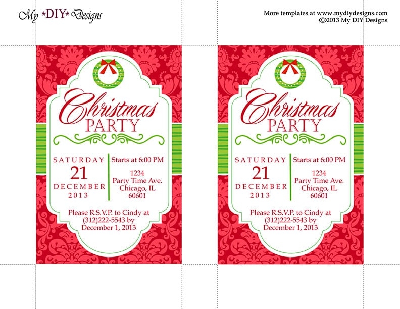 Christmas Invitation Template