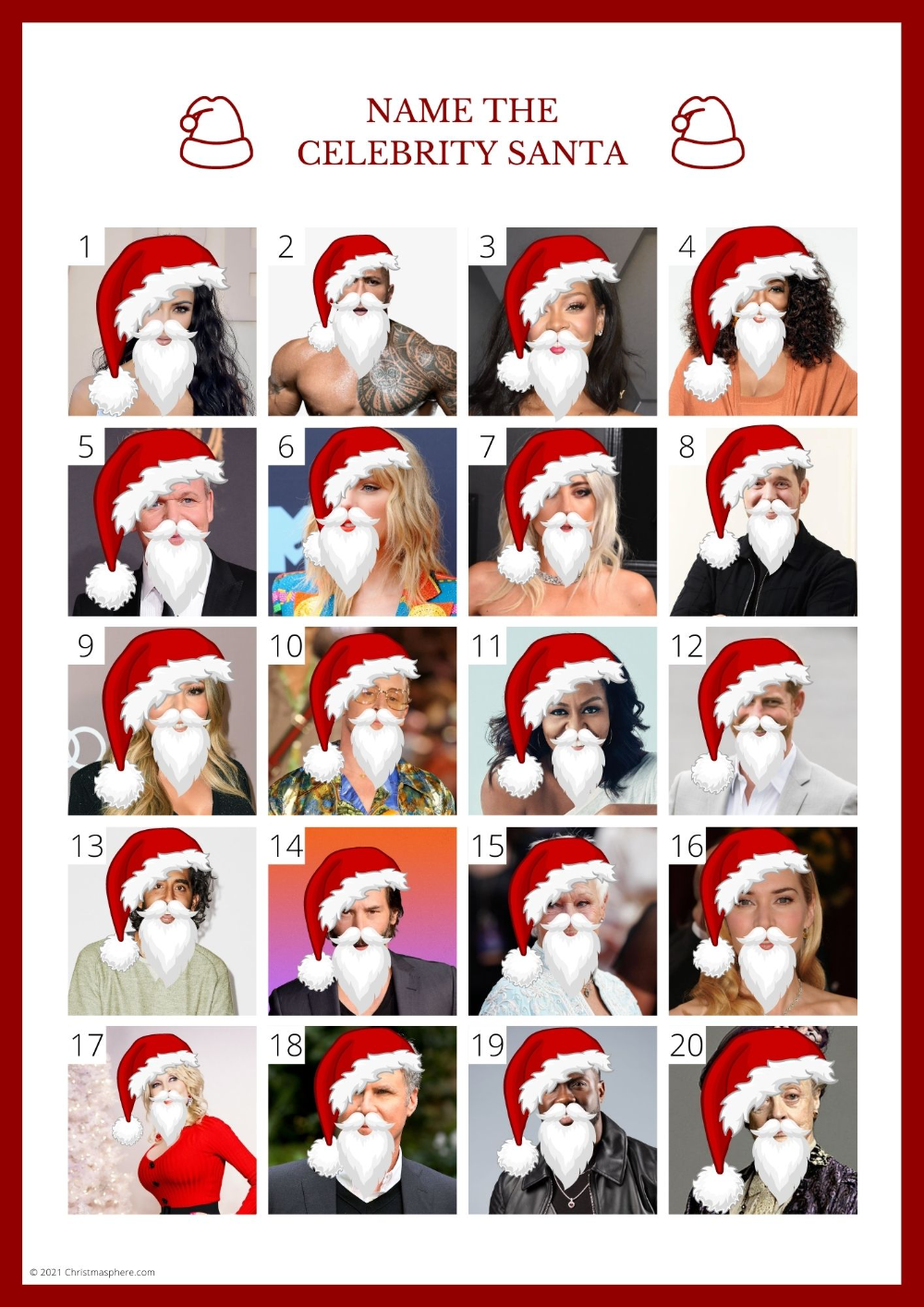 Christmas Picture Quiz 5 Xmas Picture Rounds With 100 Images 2021 