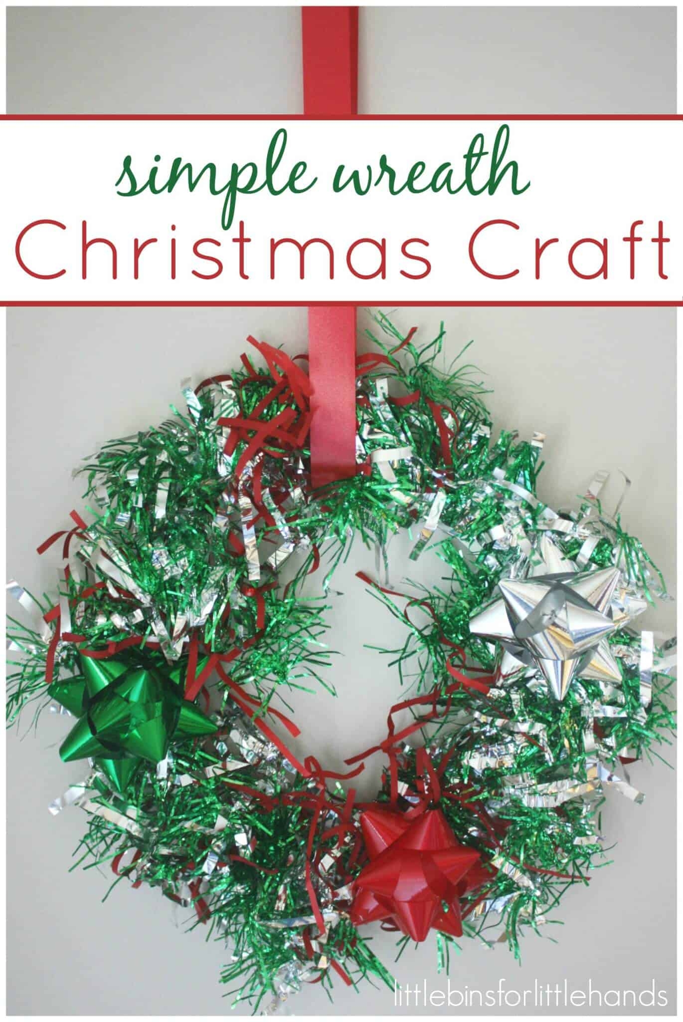 Christmas Wreathe Craft Activity For Kids