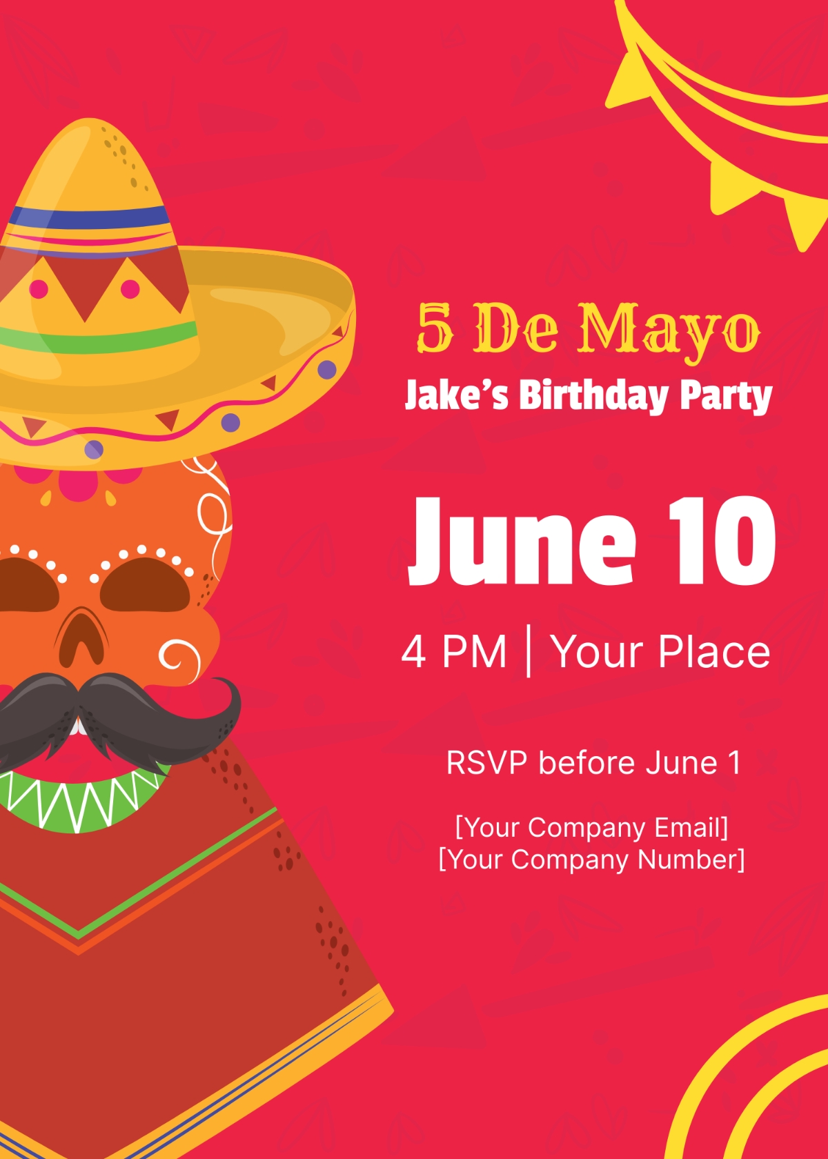 cinco de mayo invitation template free