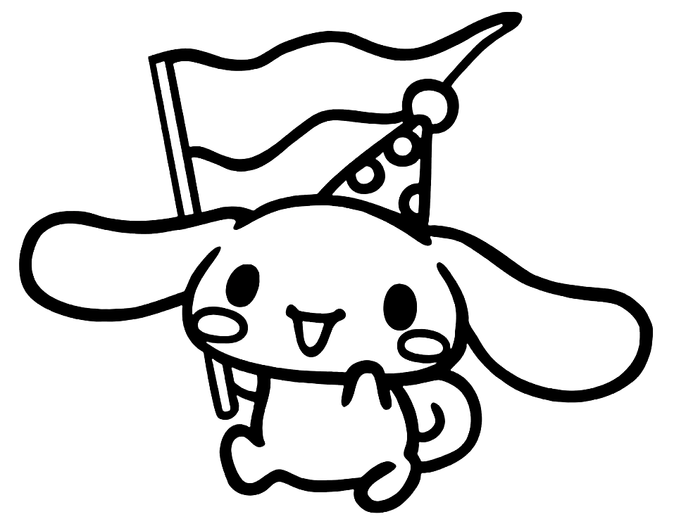 Cinnamoroll Christmas Coloring Page Free Printable Coloring Pages