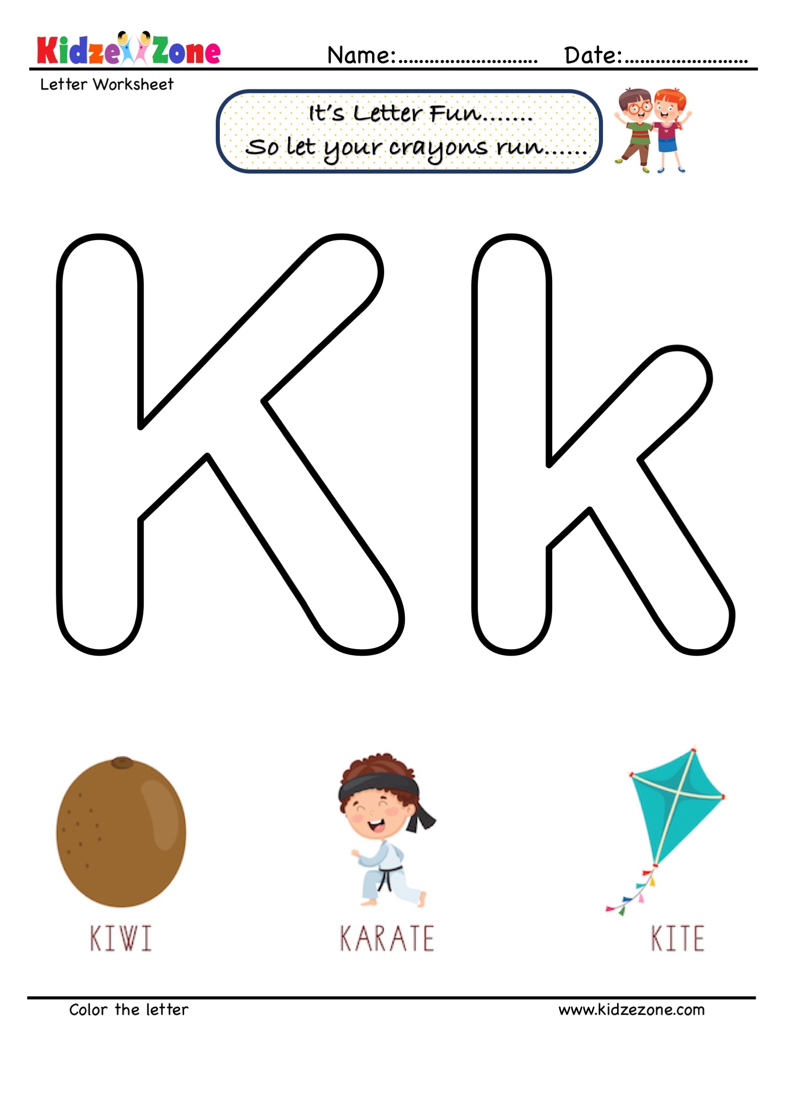 Circle Letter K ELA Worksheets SplashLearn Worksheets Library
