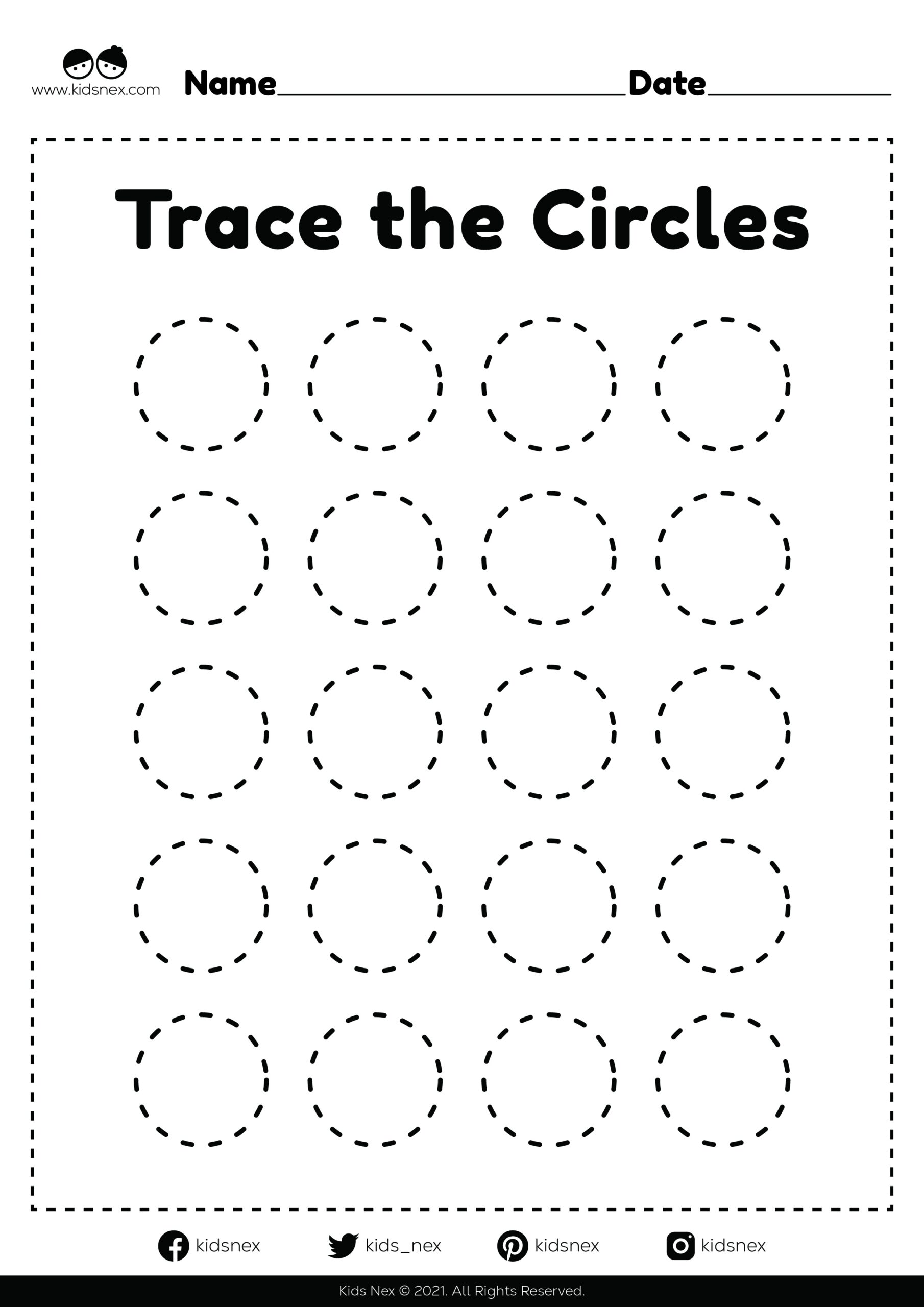 circle worksheet