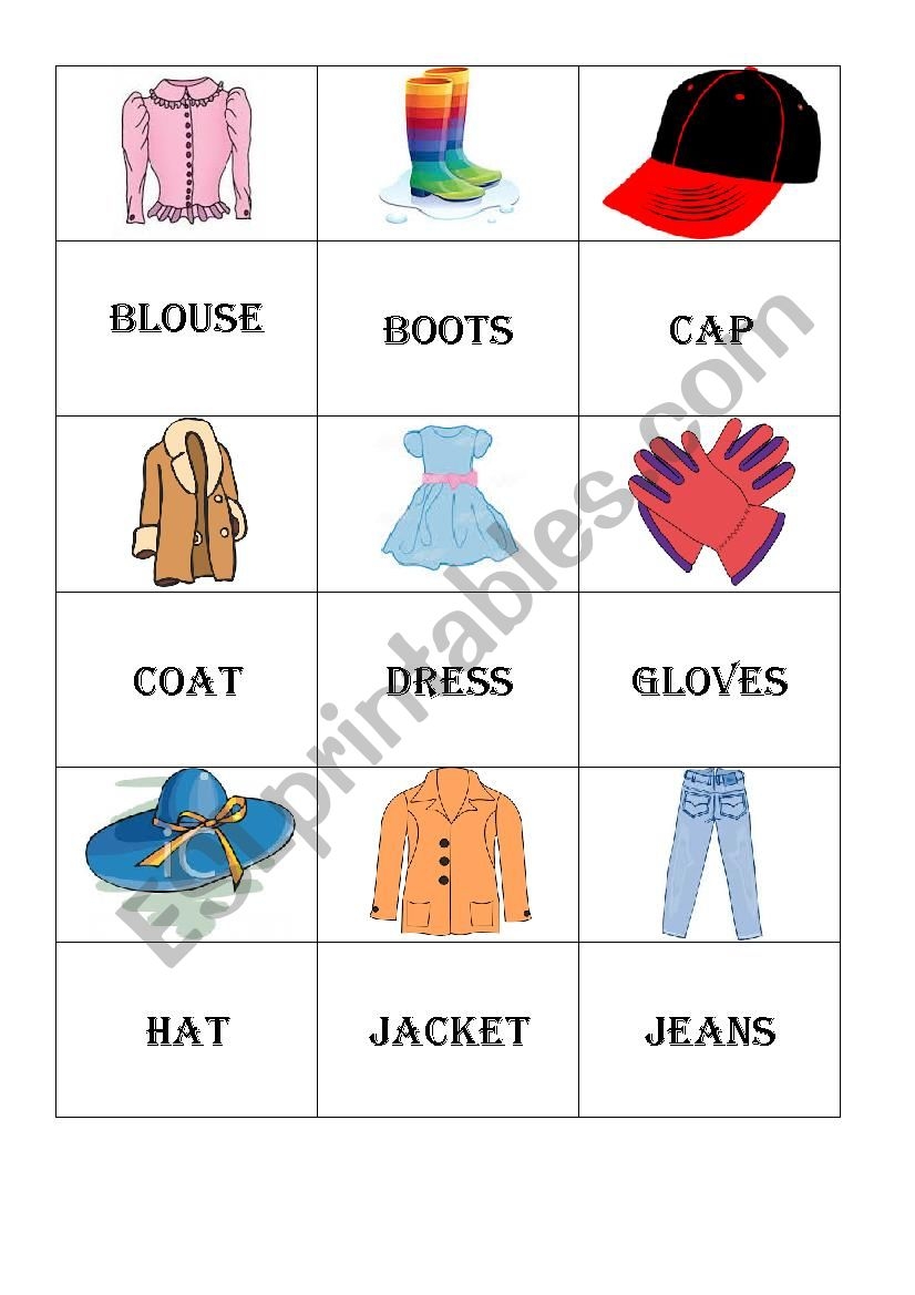 vocab worksheet