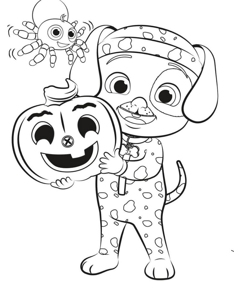 Cocomelon Coloring Pages Halloween 2022 Get Halloween 2022 Update