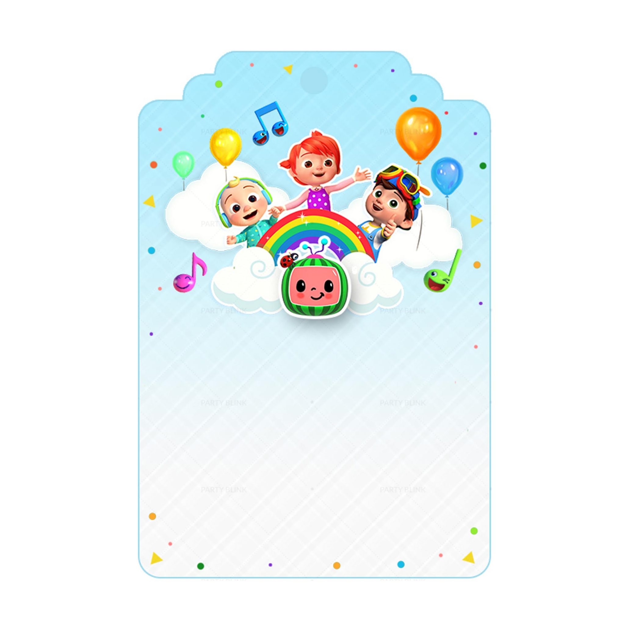 cocomelon invitation template