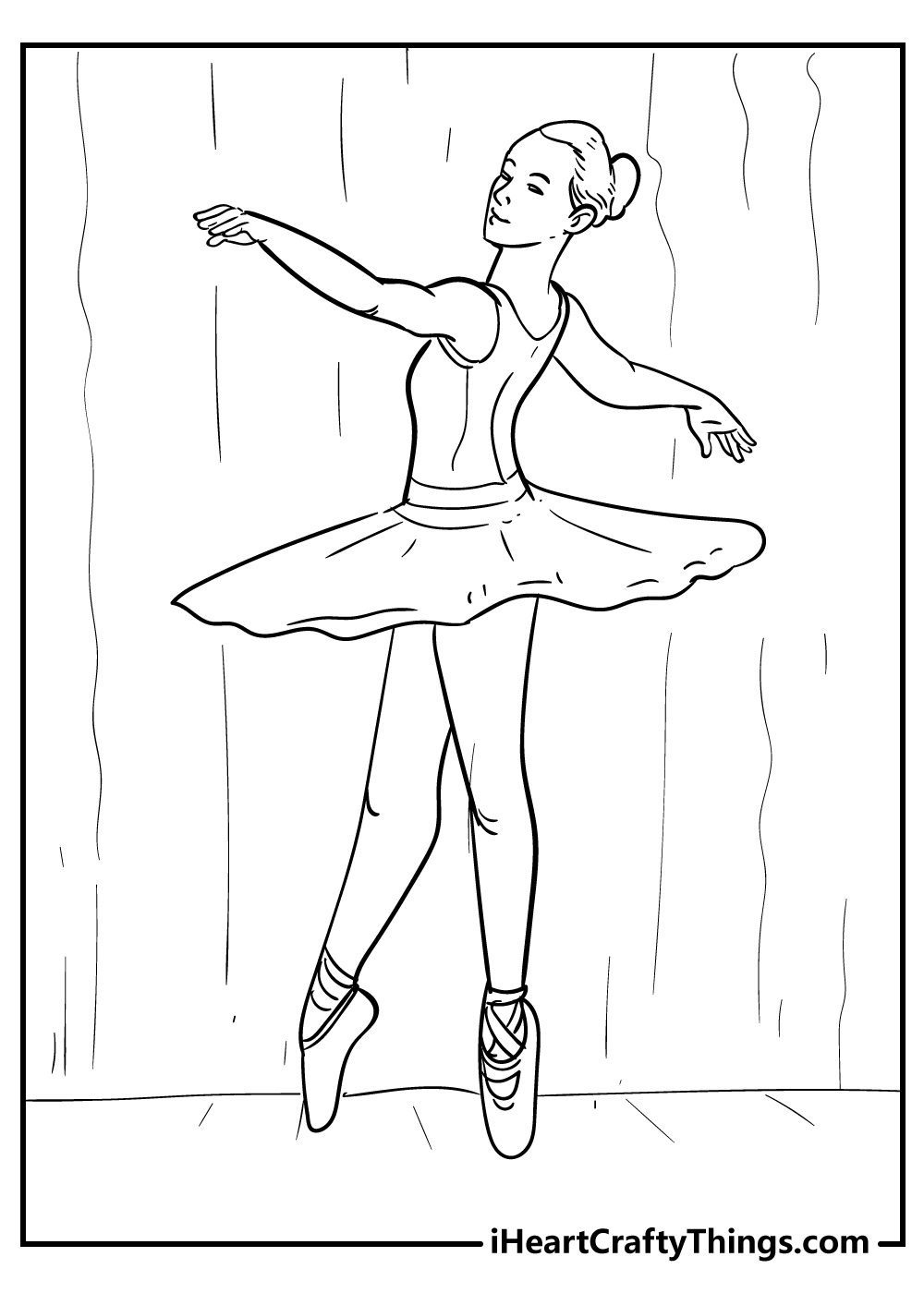 Coloring Pages Ballet Dancer