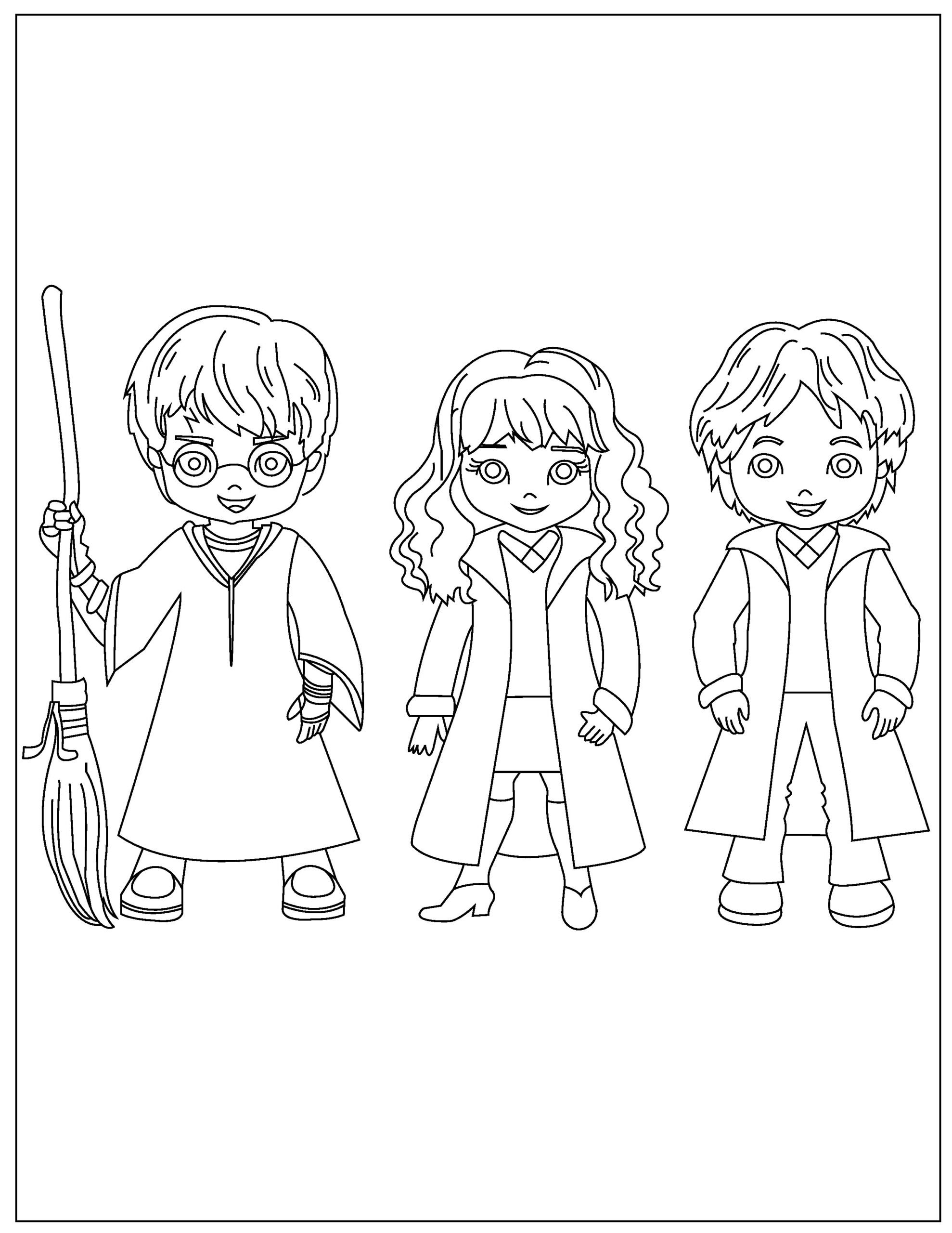 Harry Potter Coloring Pages To Print