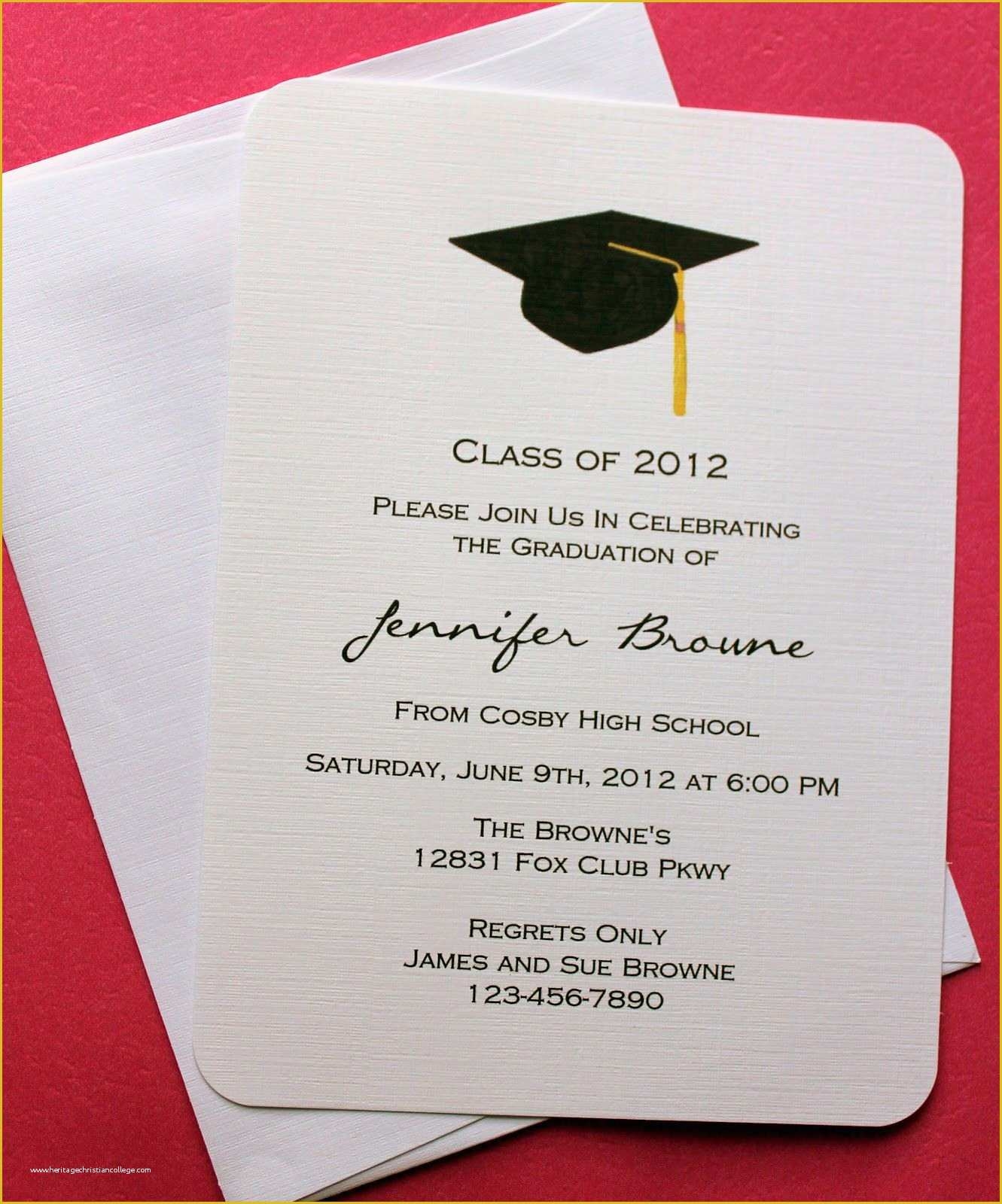 College Graduation Party Invitations Templates Free Of Graduation