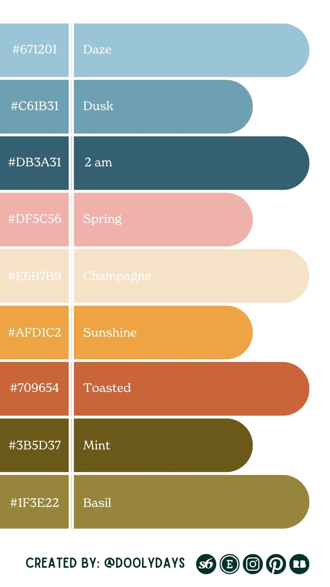 Color Palettes For 2025 Sana Luna