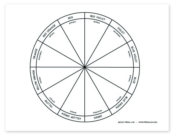 Color Wheel Worksheet Poster Create Art With ME Worksheets Library