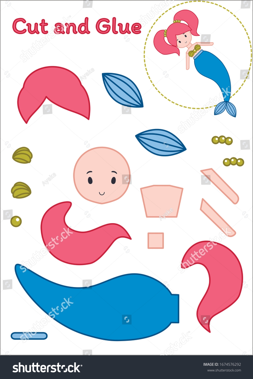 cut and glue worksheets