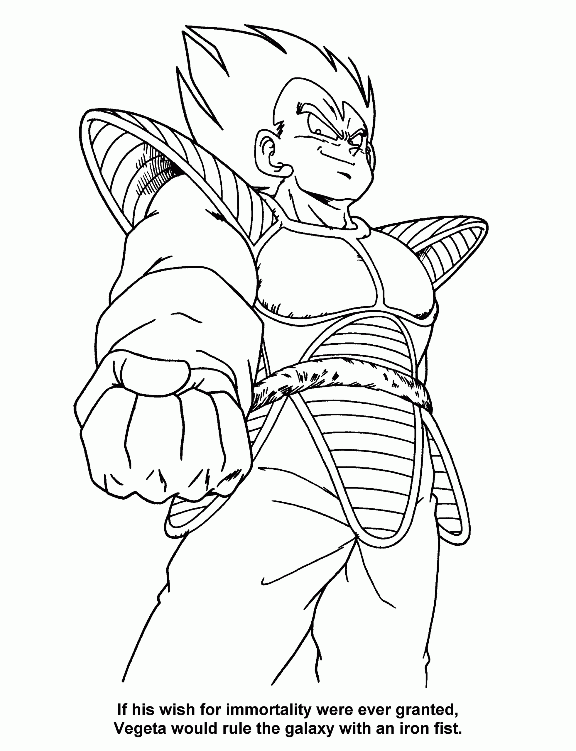 printable coloring pages dragon ball z